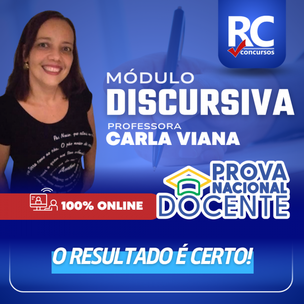 DISCURSIVA | ONLINE   - (PROFESSORA CARLA VIANA)
